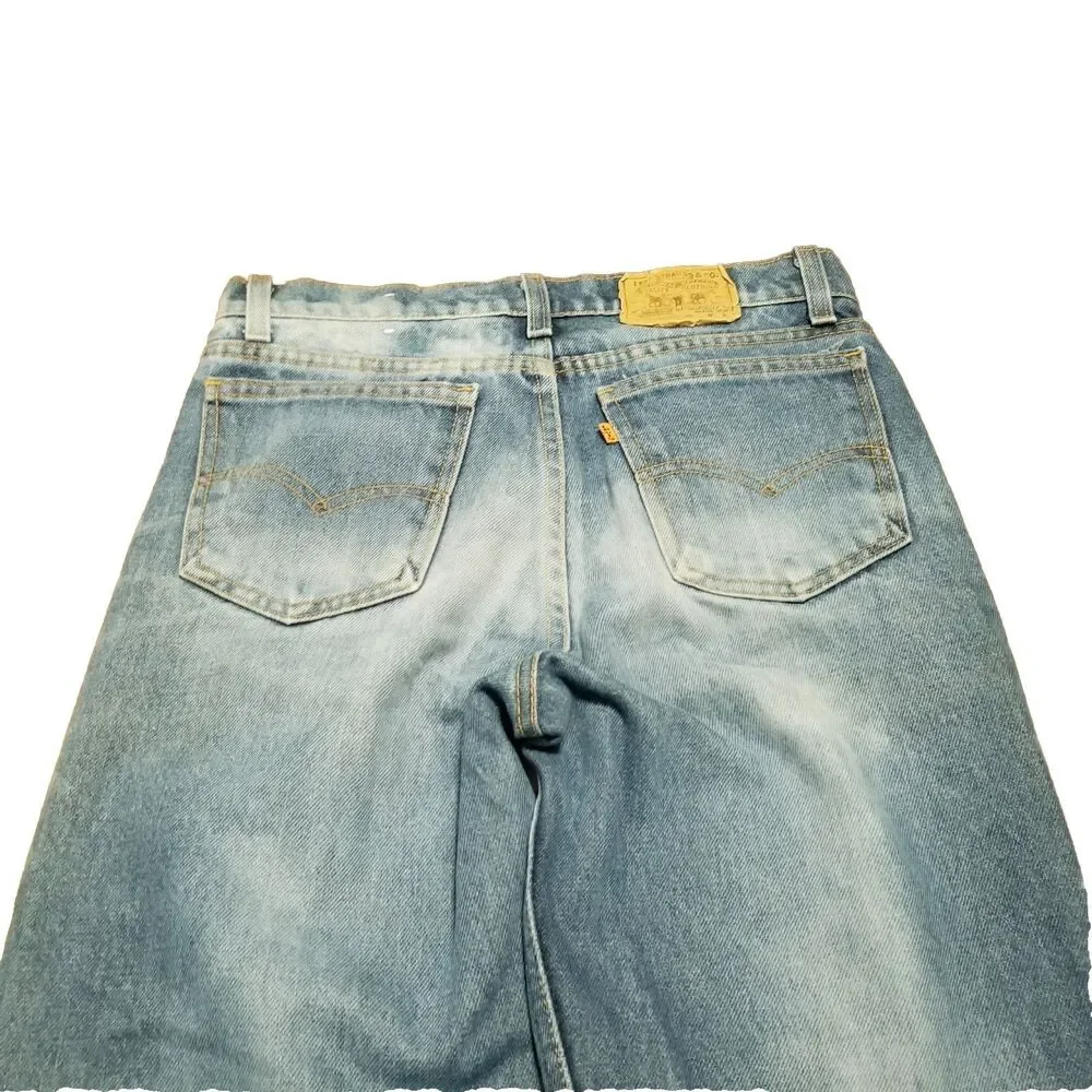 Levi's 718 Student Jeans Men's Size 30x32 Orange Tab Vintage 1986 USA (30x31.5)